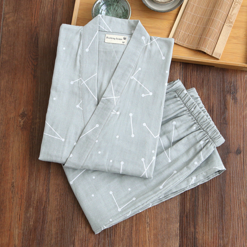 Lightweight Summer to Autumn Pajamas Comfortable Workwear Set