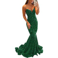 Women’s Sequin Evening Dress Formal Long Prom Party Gown