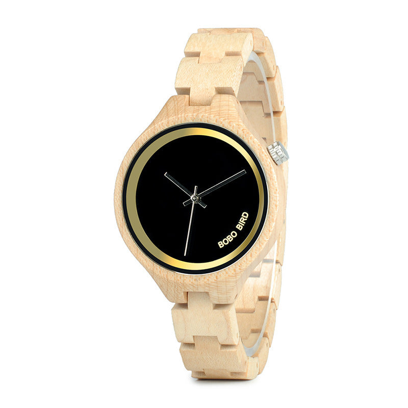 Men’s Wooden Watch Business Casual Natural Wood Timepiece