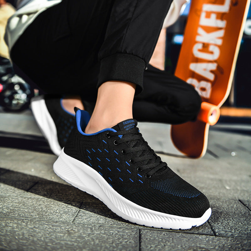 Ultralight Flying Woven Sports Running Shoes Breathable Design