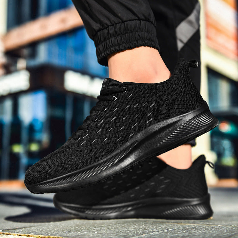 Ultralight Flying Woven Sports Running Shoes Breathable Design