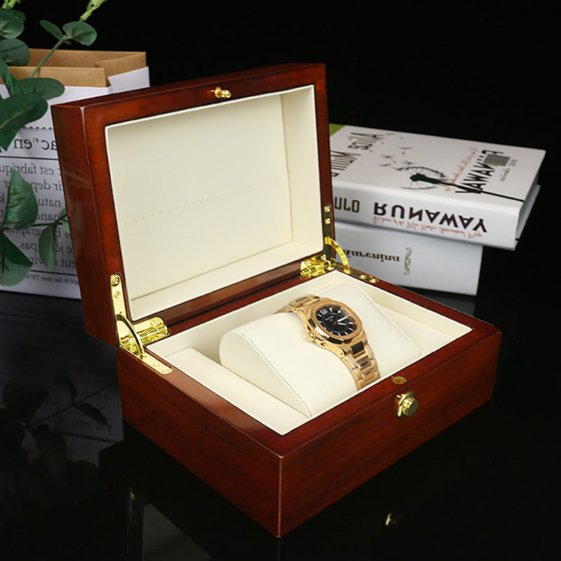 Custom Wooden Watch and Jewelry Storage Box with Premium Packaging