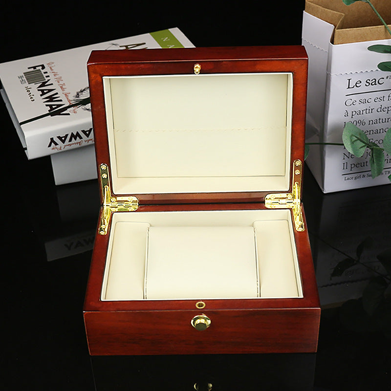 Custom Wooden Watch and Jewelry Storage Box with Premium Packaging