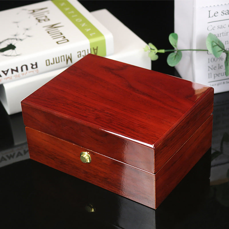 Custom Wooden Watch and Jewelry Storage Box with Premium Packaging