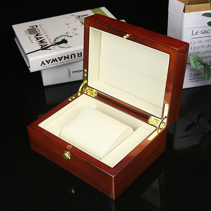 Custom Wooden Watch and Jewelry Storage Box with Premium Packaging