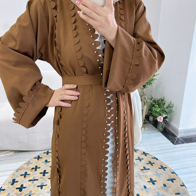 Women’s Fashion Hijab Robe Cardigan Style Long Dress