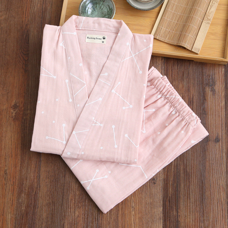 Lightweight Summer to Autumn Pajamas Comfortable Workwear Set