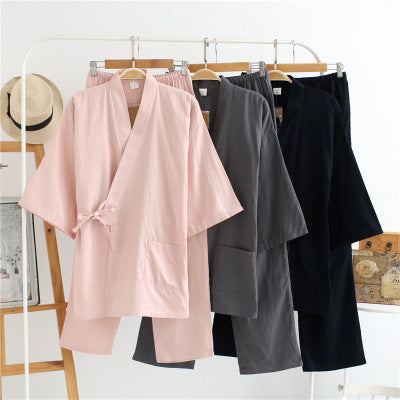Lightweight Summer to Autumn Pajamas Comfortable Workwear Set