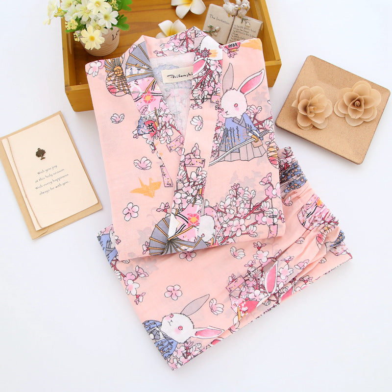 Lightweight Summer to Autumn Pajamas Comfortable Workwear Set