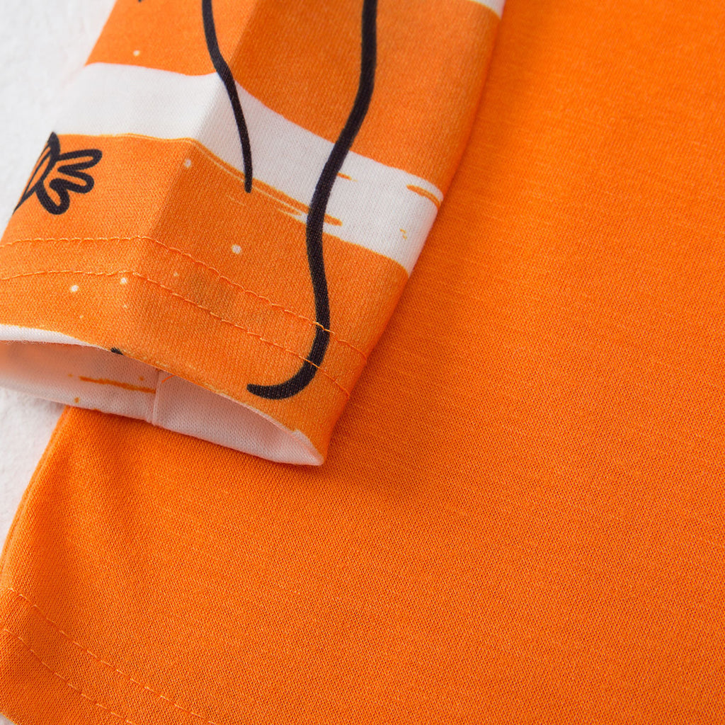 Family Matching Halloween Pajamas Parent and Child Homewear Set