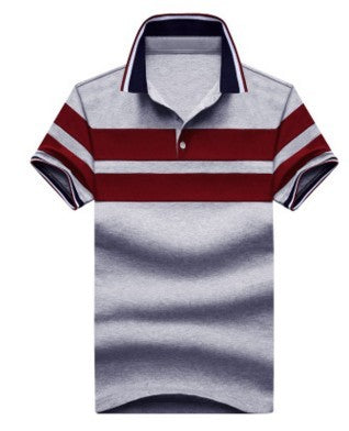 Men’s Summer Striped Polo Shirts Casual Style