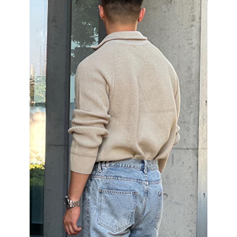 Men’s New Season Knitwear Trend Casual Style