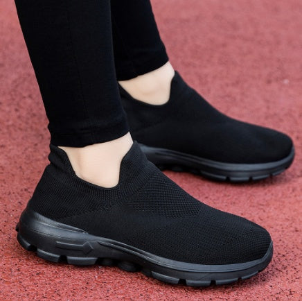 Lightweight Spring Summer Fabric Shoes for Elderly Comfort