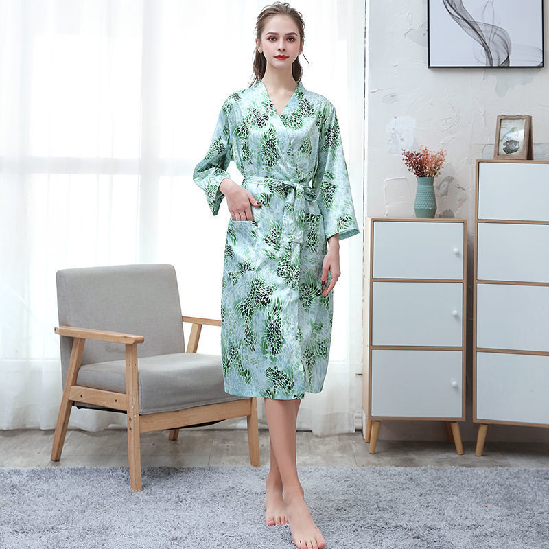 Ice Silk Couples Pajamas Women’s Short Sleeve Lightweight Lounge Set
