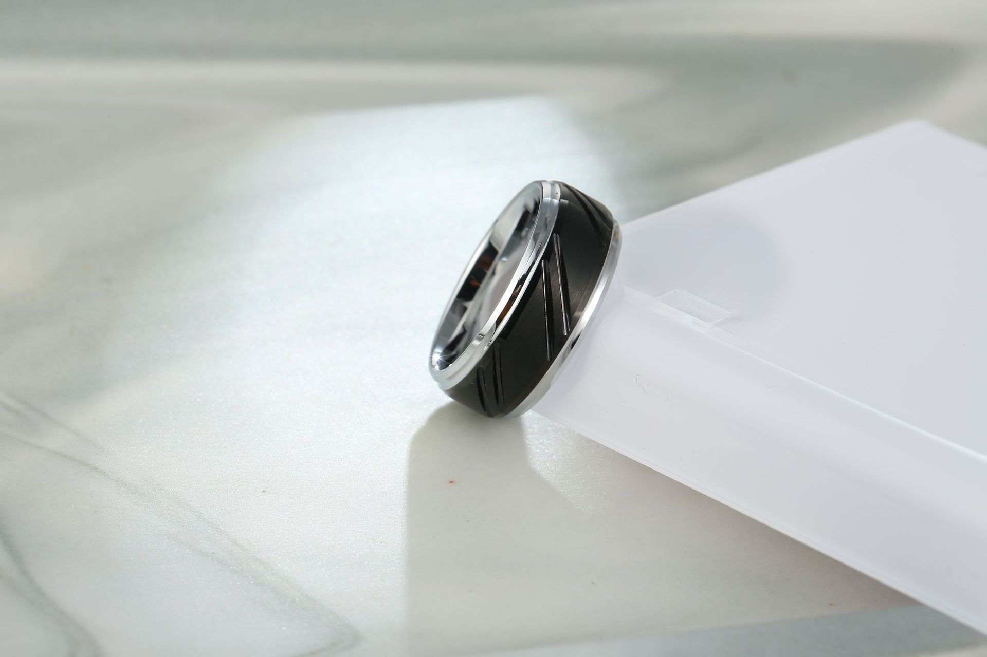 Men’s Tungsten Steel Ring Minimalist Modern Fashion Jewelry